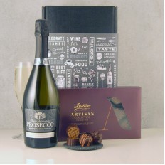 Hampers and Gifts to the UK - Send the Prosecco and Chocolates Duo