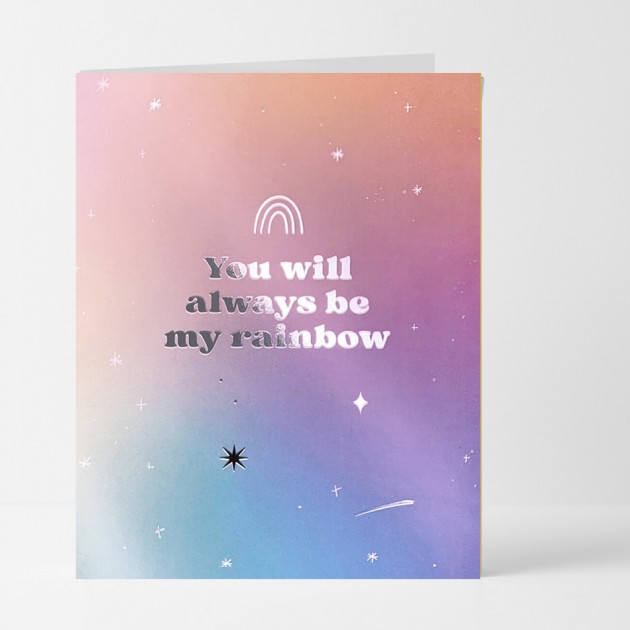 Hampers and Gifts to the UK - Send the You Will Always Be My Rainbow Card