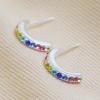 Hampers and Gifts to the UK - Send the Sterling Silver Rainbow Earrings