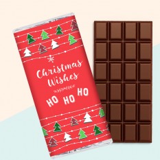 Hampers and Gifts to the UK - Send the Ho Ho Ho Christmas Chocolate Bar