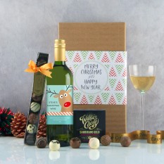 Hampers and Gifts to the UK - Send the Christmas Wine Gifts - Cute Reindeer