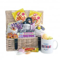 Hampers and Gifts to the UK - Send the Happy Birthday To You Sweet Hamper with Mug