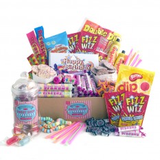 Hampers and Gifts to the UK - Send the Birthday Nostalgic Sweet Shop Hamper
