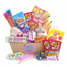 Hampers and Gifts to the UK - Send the Retro Sweets Hamper Classic Tray
