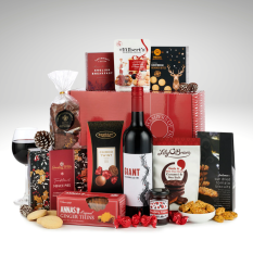 Hampers and Gifts to the UK - Send the Royal Ruby Red Christmas Hamper