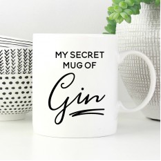 Hampers and Gifts to the UK - Send the My Secret Gin Mug