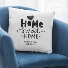 Hampers and Gifts to the UK - Send the Personalised New Home Cushion