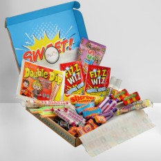 Hampers and Gifts to the UK - Send the Retro Sweets Letterbox Gift