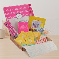 Hampers and Gifts to the UK - Send the Pink Pamper Hamper - Letterbox Friendly