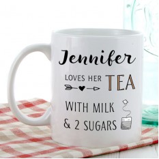 Hampers and Gifts to the UK - Send the Personalised Tea Lover Mug