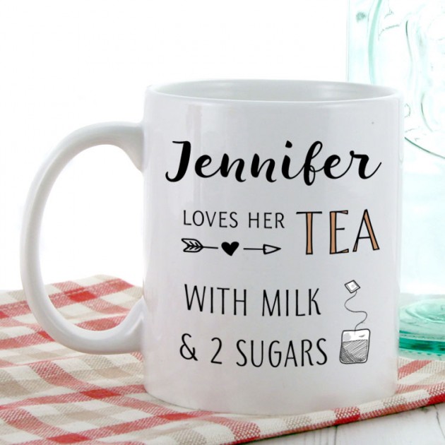 Hampers and Gifts to the UK - Send the Personalised Tea Lover Mug