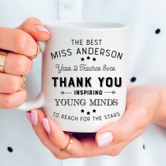 Hampers and Gifts to the UK - Send the Personalised Inspirational Teacher Mug