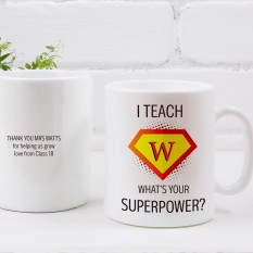 Hampers and Gifts to the UK - Send the I Teach Super Power Mug