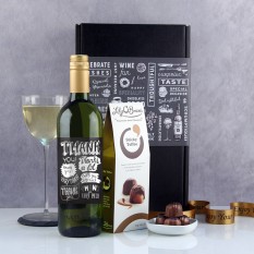 Hampers and Gifts to the UK - Send the Thank You Very Much Wine Gift 
