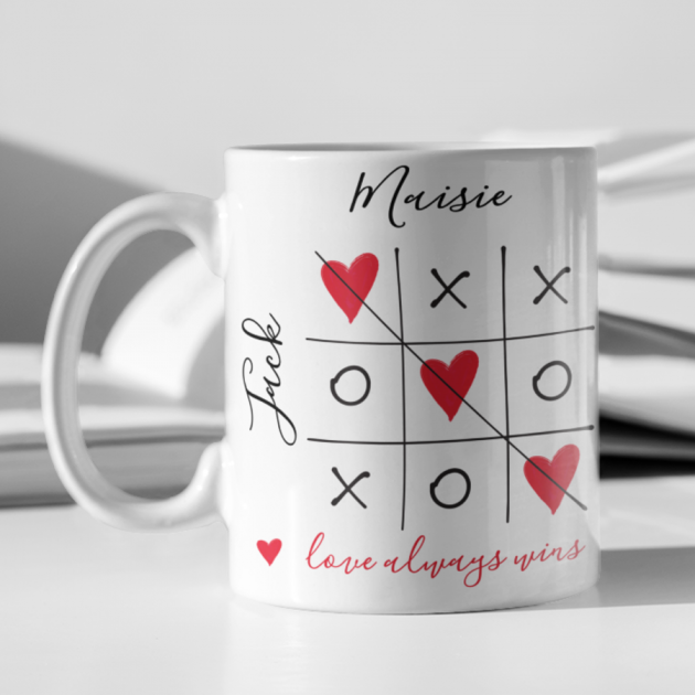 Hampers and Gifts to the UK - Send the Love Always Wins Personalised Mug