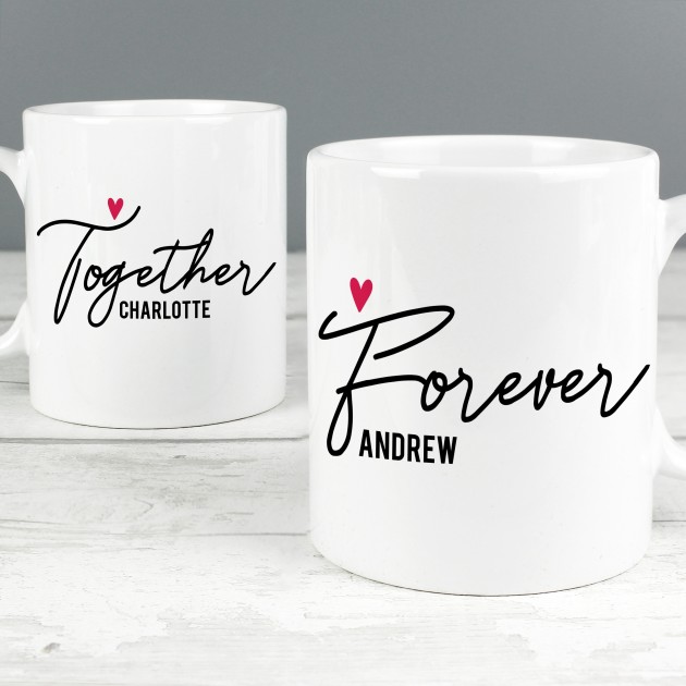 Hampers and Gifts to the UK - Send the Together Forever Mug Set