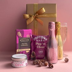 Hampers and Gifts to the UK - Send the Caramel Kisses & Prosecco Cheers