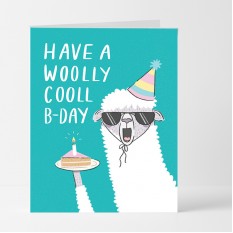 Hampers and Gifts to the UK - Send the Have a Woolly Cooll B-Day Card