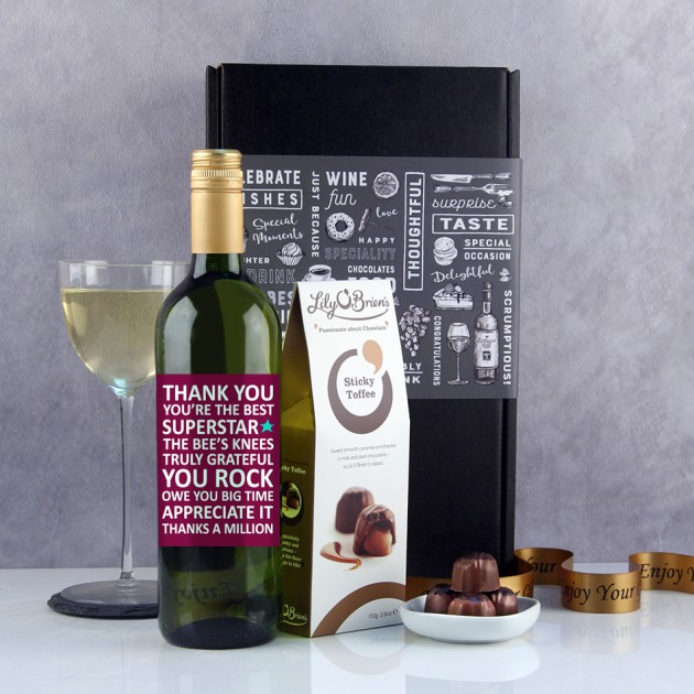 Hampers and Gifts to the UK - Send the You Rock Wine Gift 