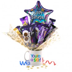 Hampers and Gifts to the UK - Send the Birthday You're A Star Chocolate Bouquet In A Mug