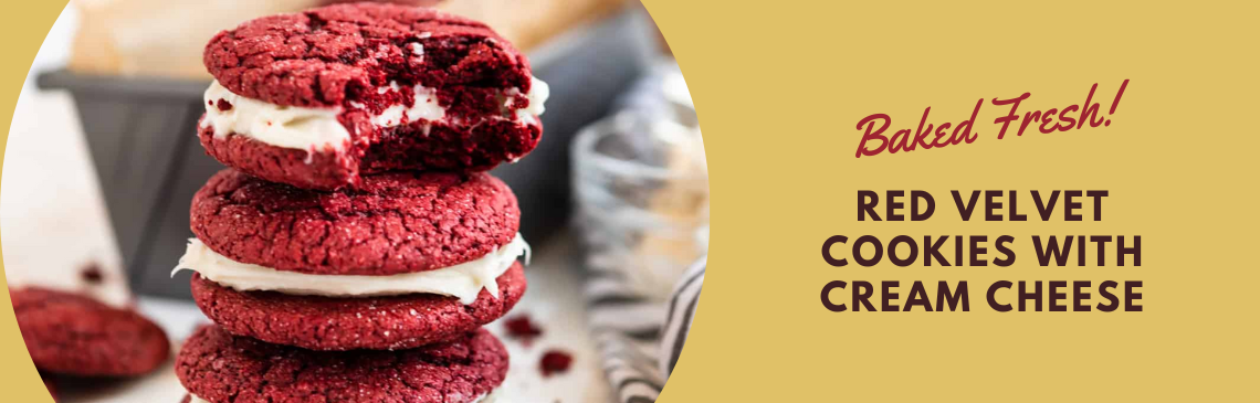 Delicious recipe inspired by the Hummingbird Bakery for Red Velvet Cookies...